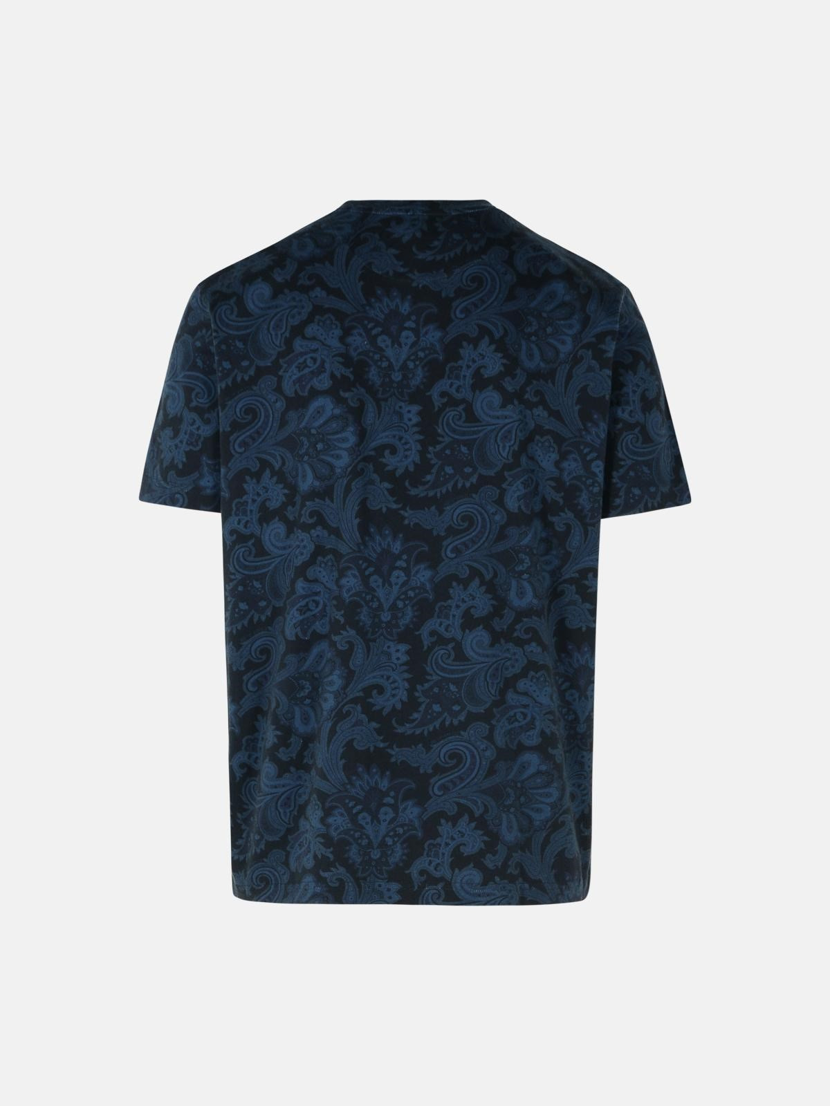 BLUE COTTON T-SHIRT - 3