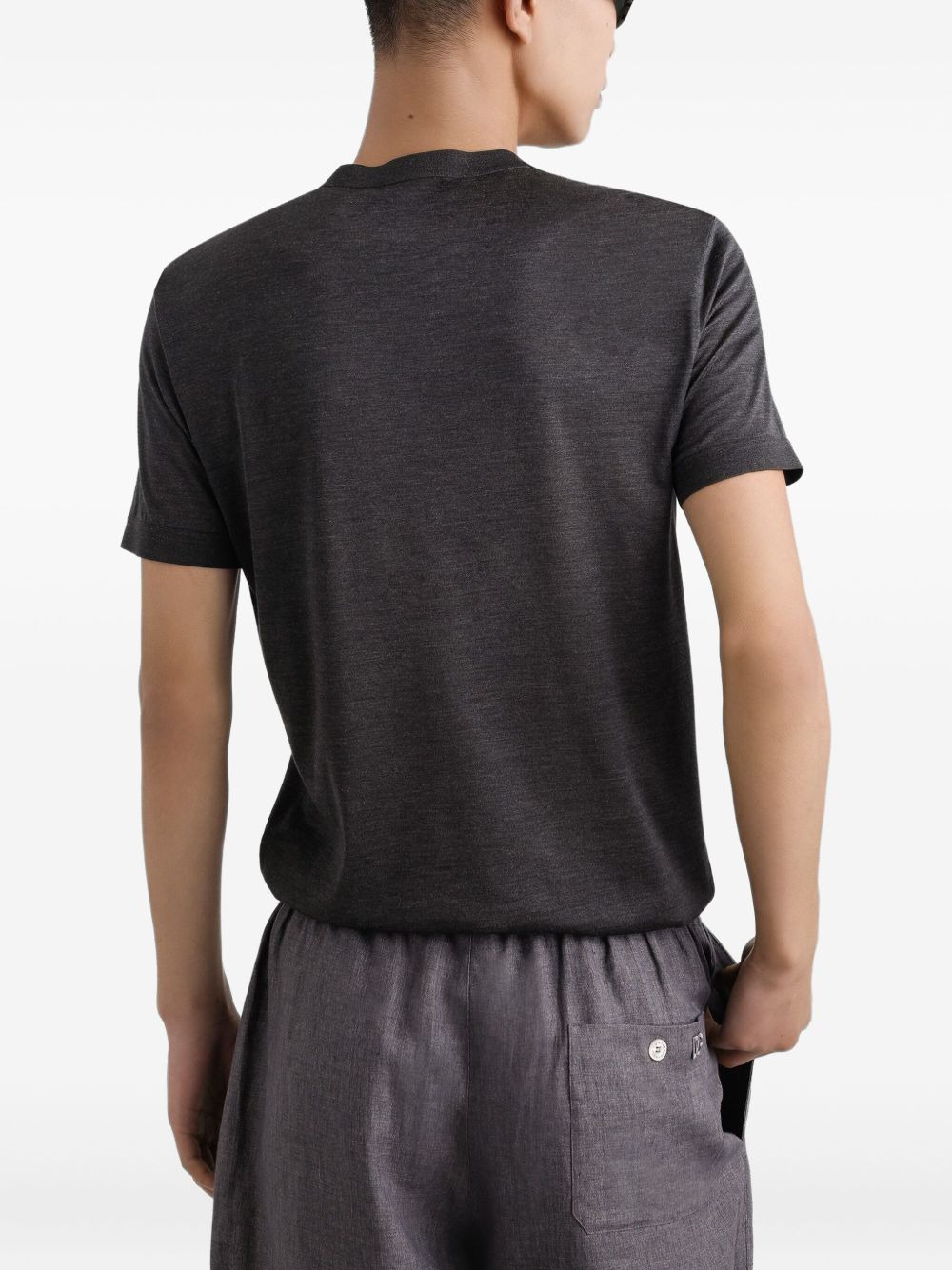 cotton T-shirt - 4