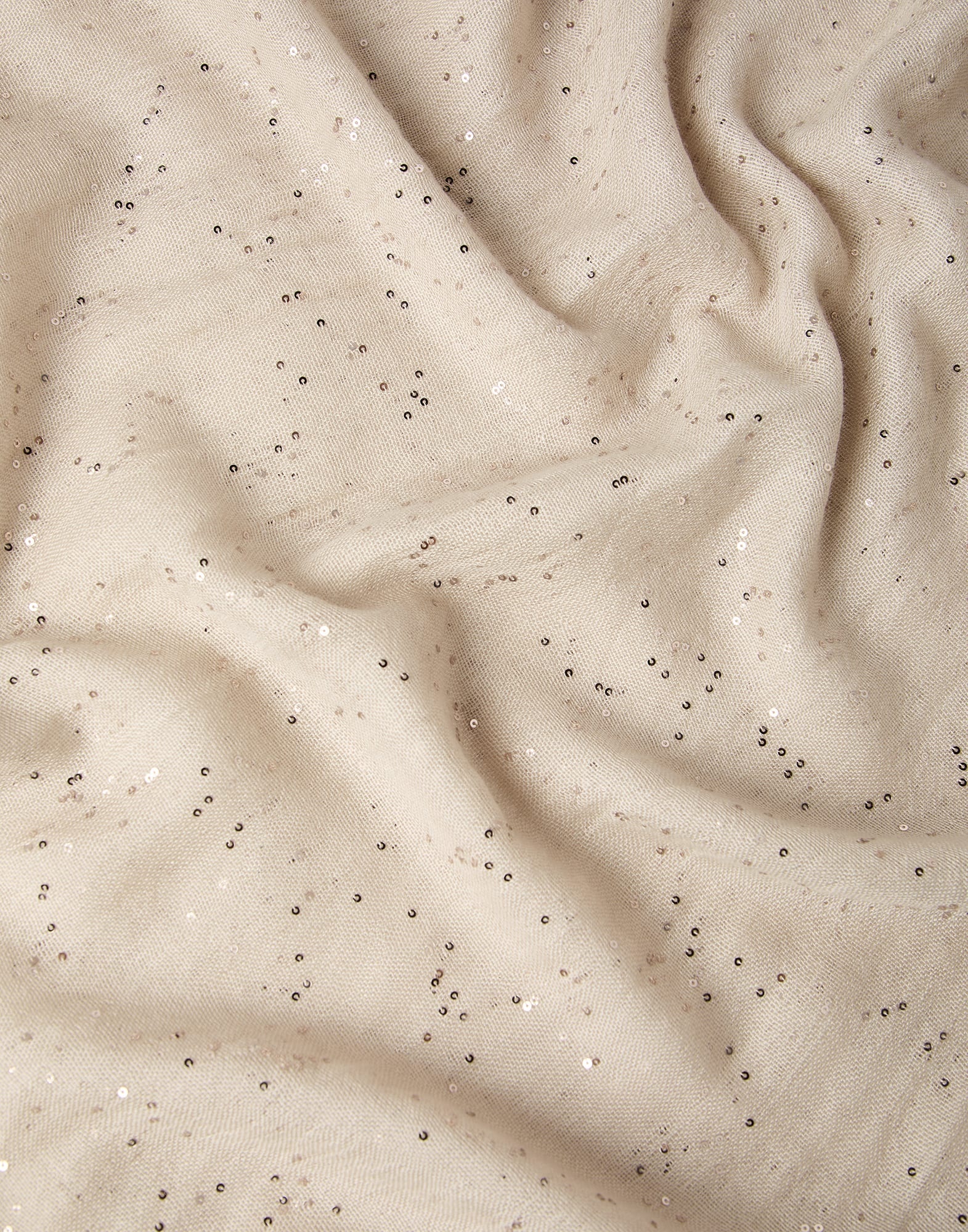 Lightweight cashmere and silk Diamond yarn knit scarf - 3