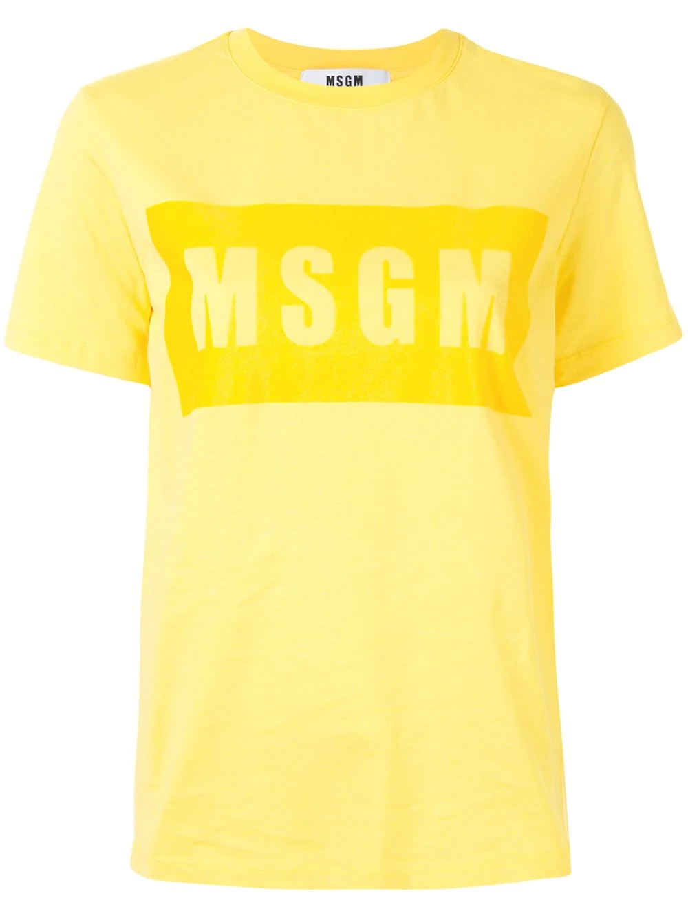 logo-print cotton T-shirt - 1