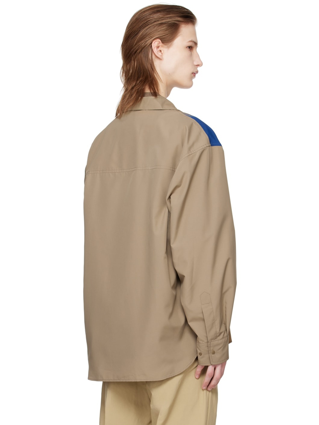 Brown Feather Smooth Snap Shirt - 3