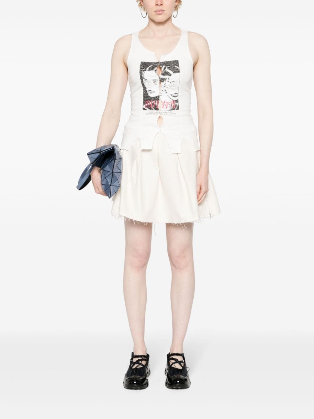 Object pleated mini skirt - 2
