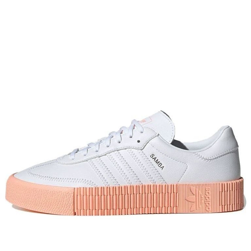 (WMNS) adidas originals Sambarose White/Orange GZ8615 - 1