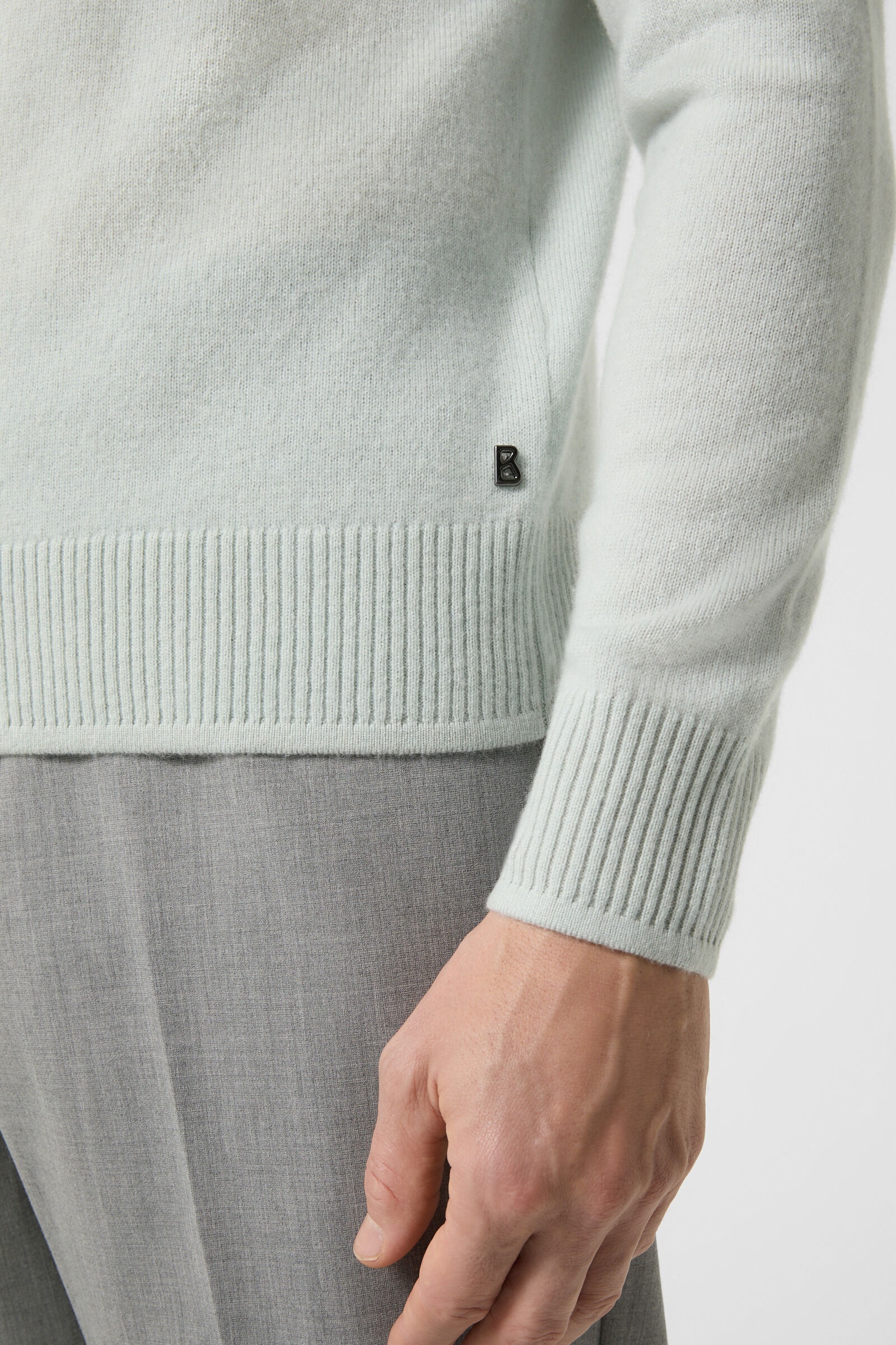 Brendon cashmere sweater in Mint - 4