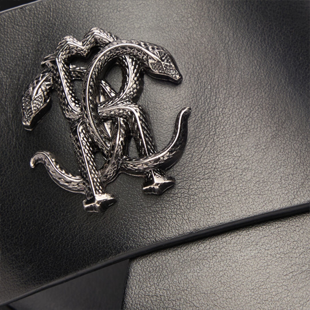 Slides With Bands And Mirror Snake Monogram - 4