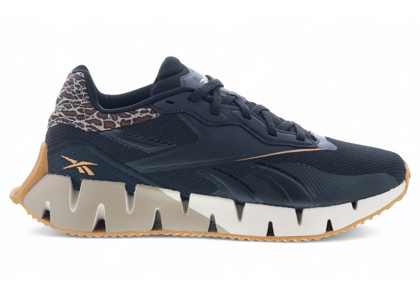 Reebok Zig Dynamica 4 Black Stucco Boulder Beige (Women's) - 1