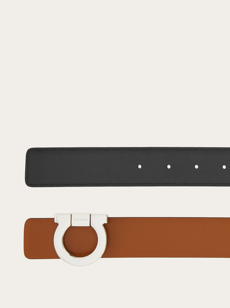 FERRAGAMO Fixed reversible Gancini belt outlook