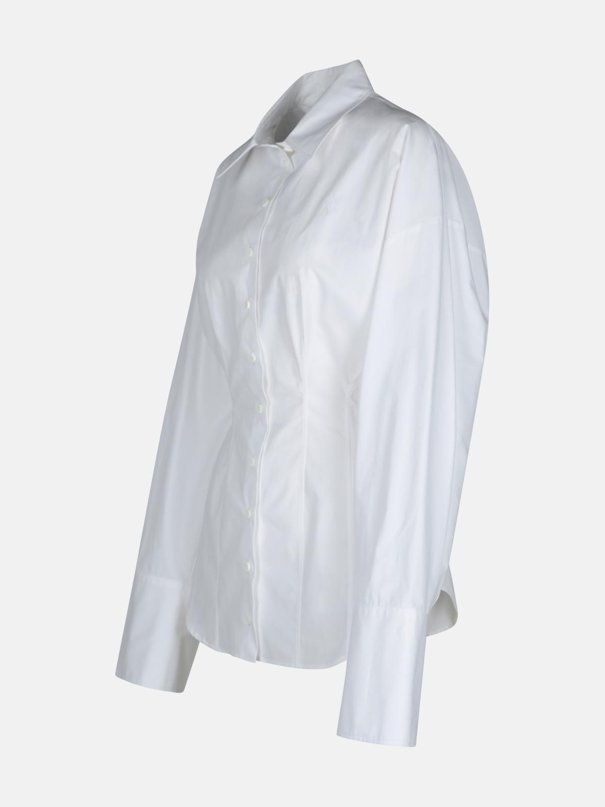 WHITE COTTON SHIRT - 2