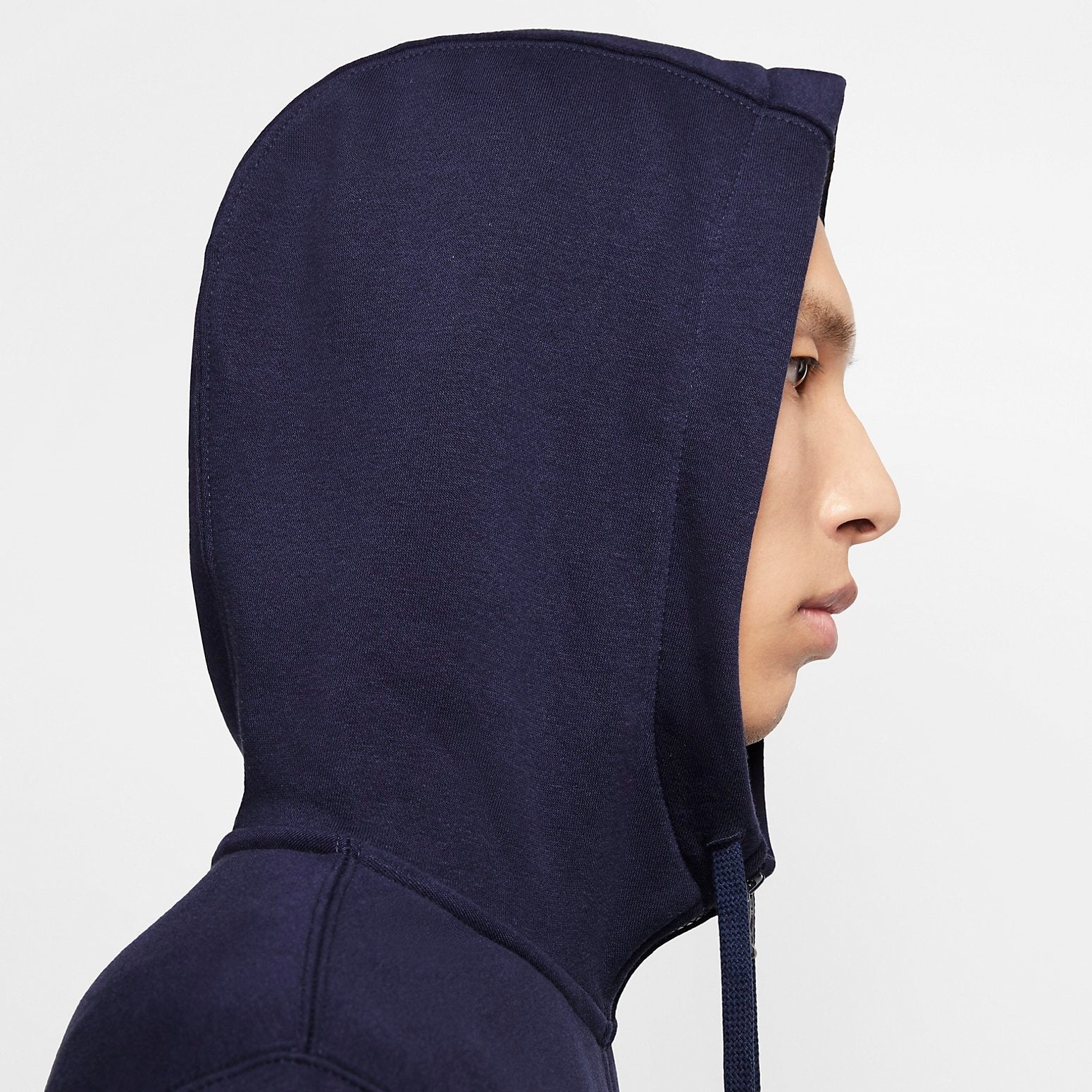 Nike Sportswear Club Fleece Full-Zip Hoodie 'Blue' BV2646-410 - 3