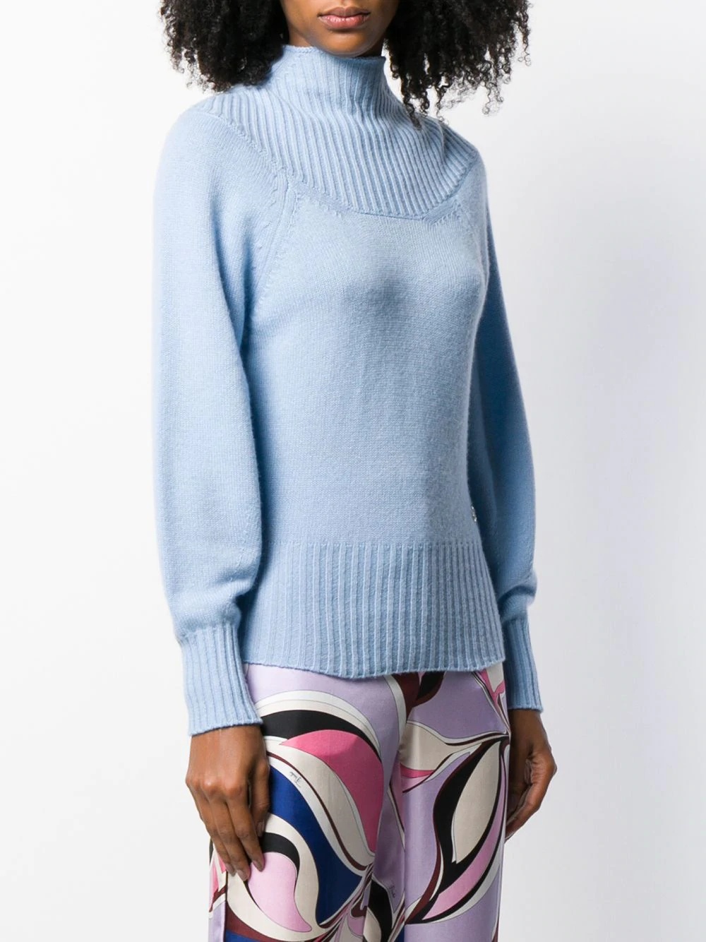 cashmere turtle neck jumper - 3