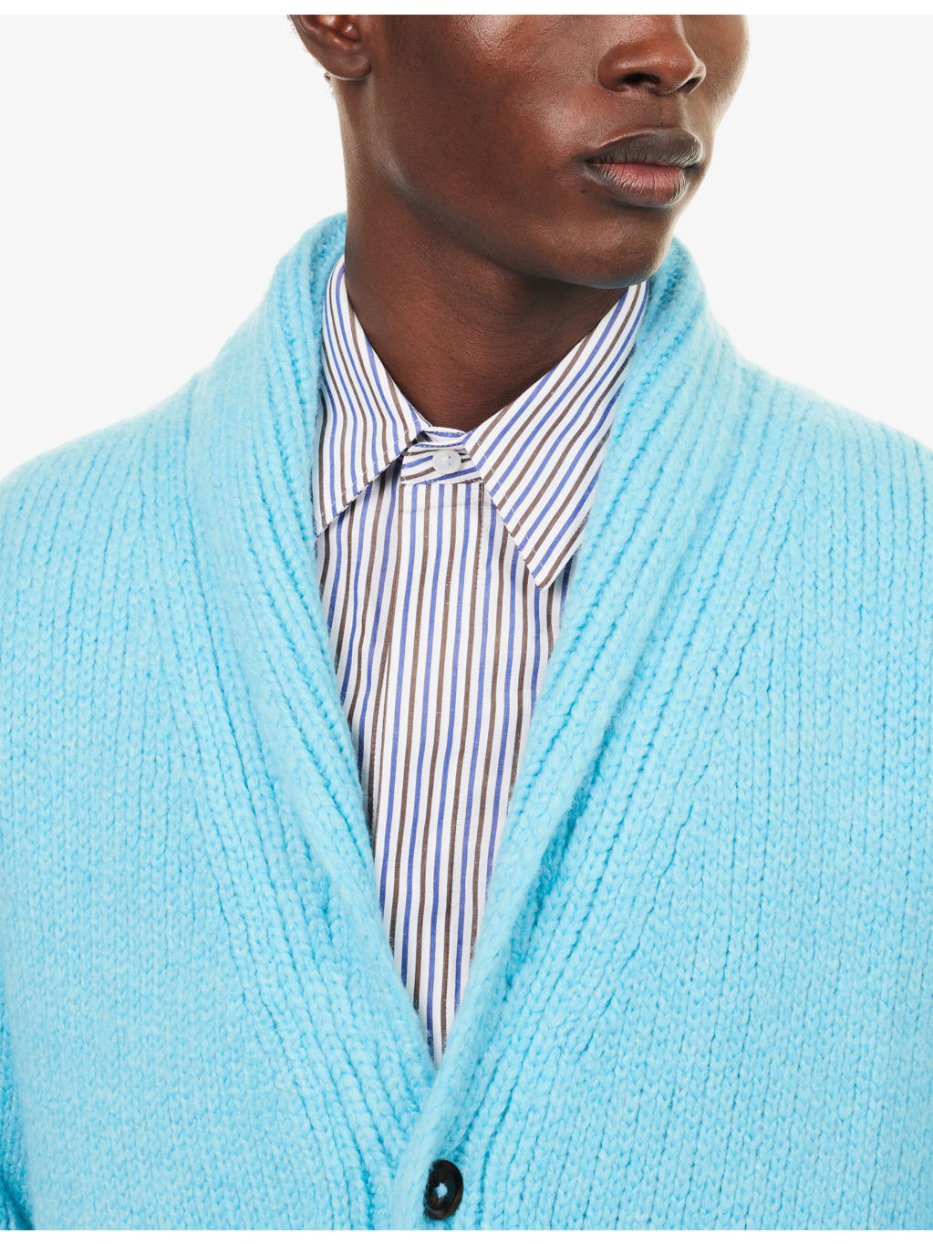 Shawl-Collar Regular-Fit Cashmere Cardigan - 5