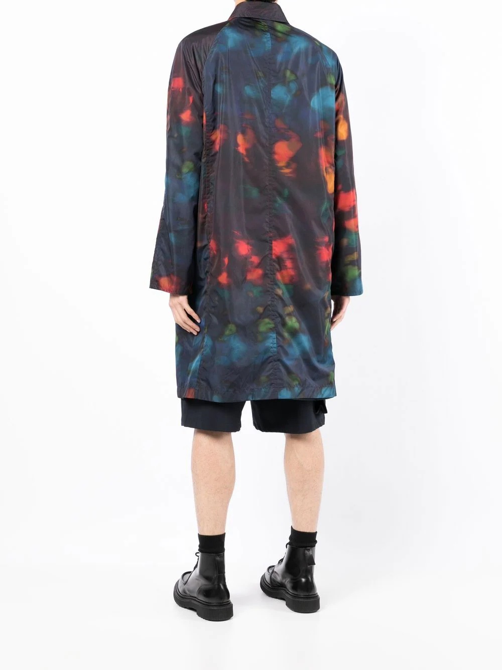 reversible tie-dye coat - 4