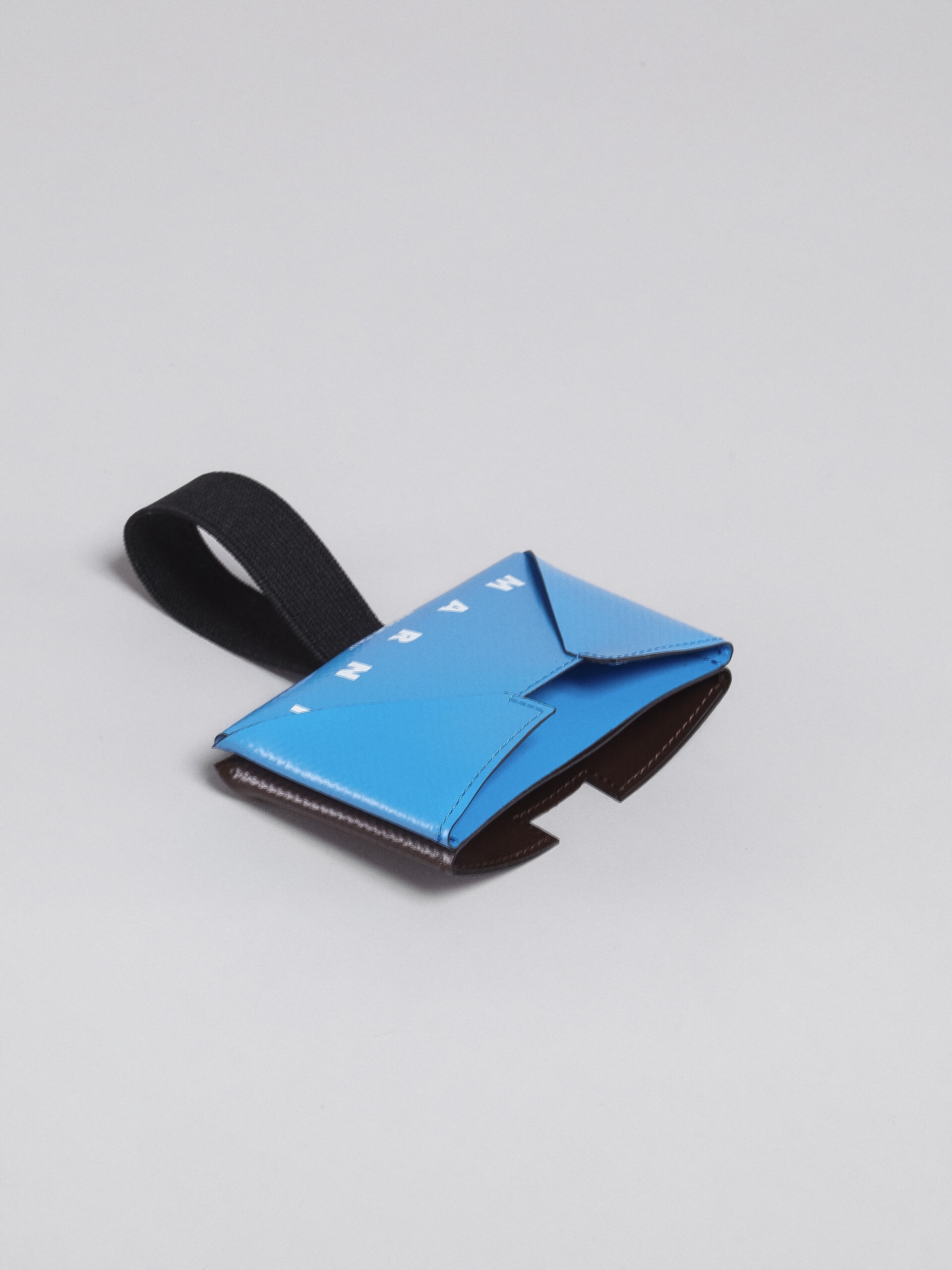 BLUE AND BROWN CREDIT CARD CASE - 2