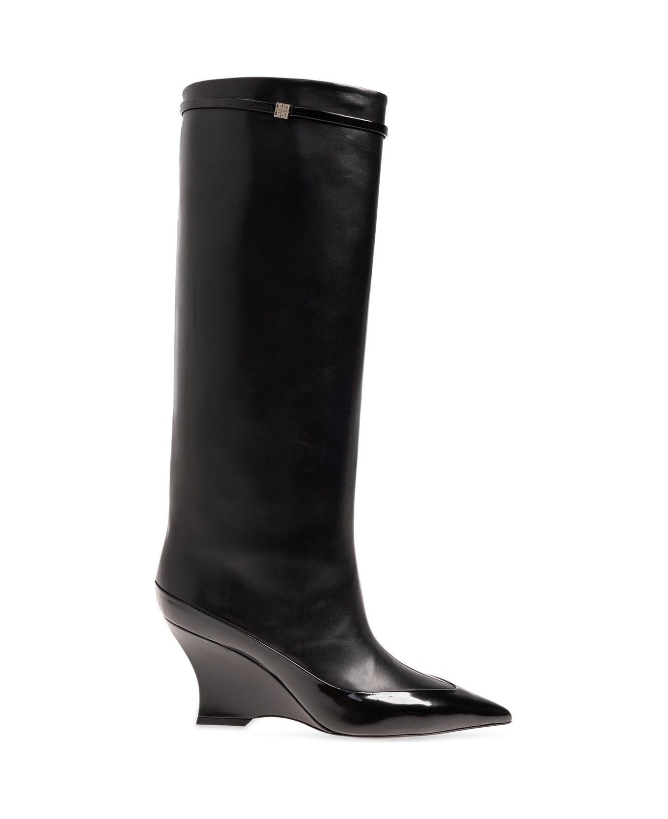 Raven Pointed-toe Boots - 1
