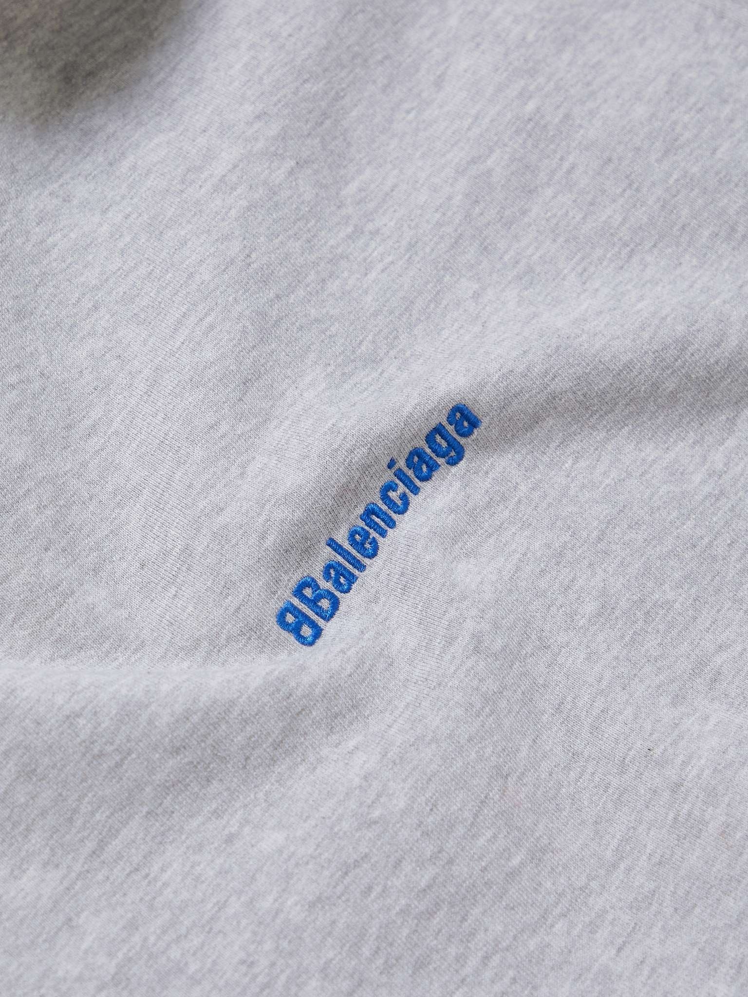 Logo-Embroidered Cotton-Jersey Hoodie - 6