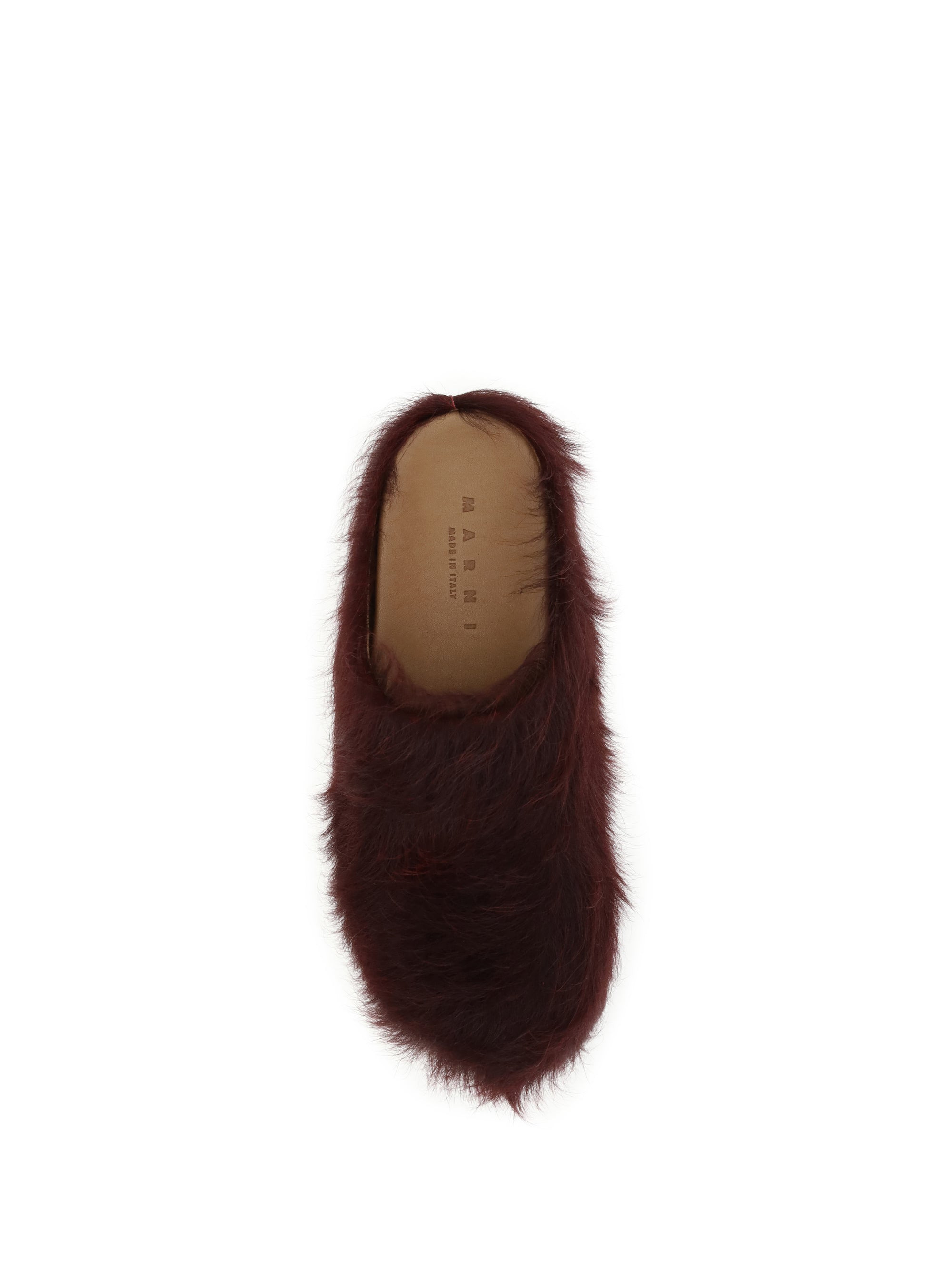 Marni Women Long-Haired Calfskin Fussbett Mules - 4