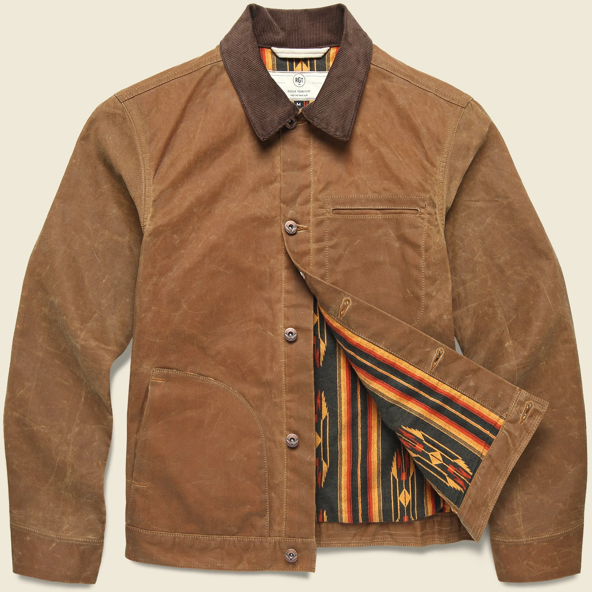 Supply Jacket - Blanket Lined Cord Collar Whiskey - 1