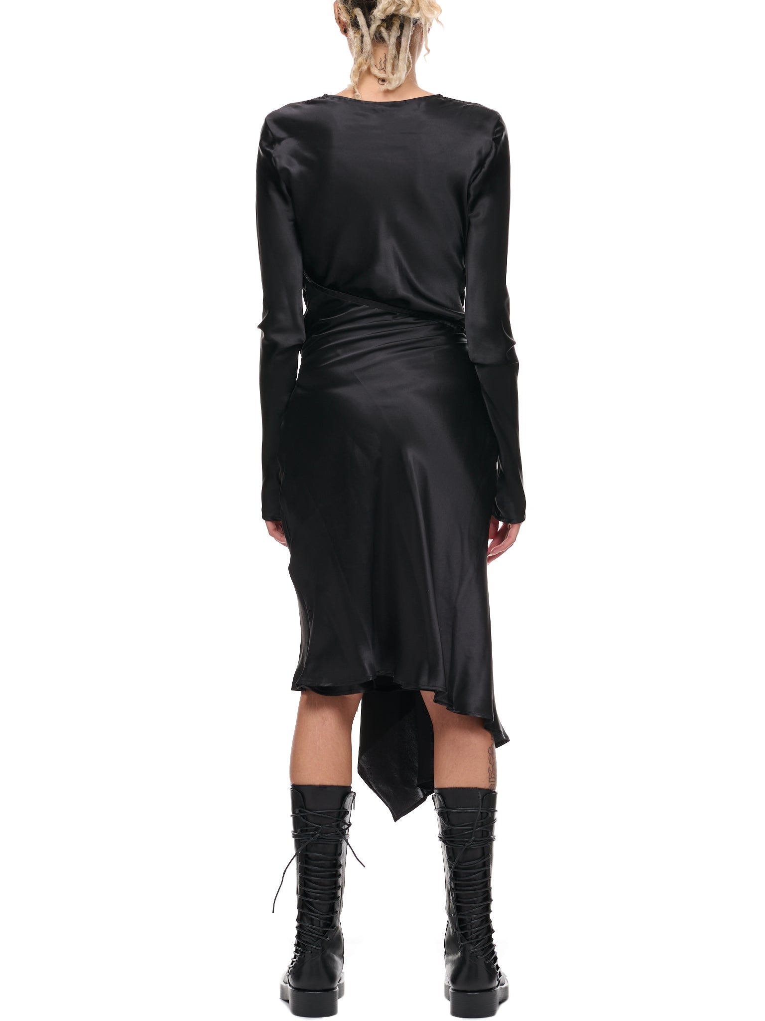 Frederique Asymmetric Wrap Dress - 3