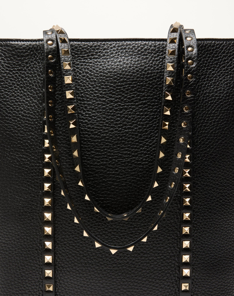 Valentino VALENTINO GARAVANI ROCKSTUD SHOPPING BAG IN GRAINY CALFSKIN outlook