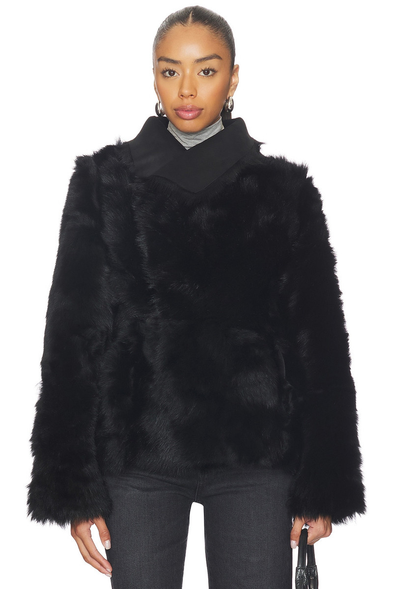 ALLSAINTS Wilton Reversible Shearling Jacket outlook