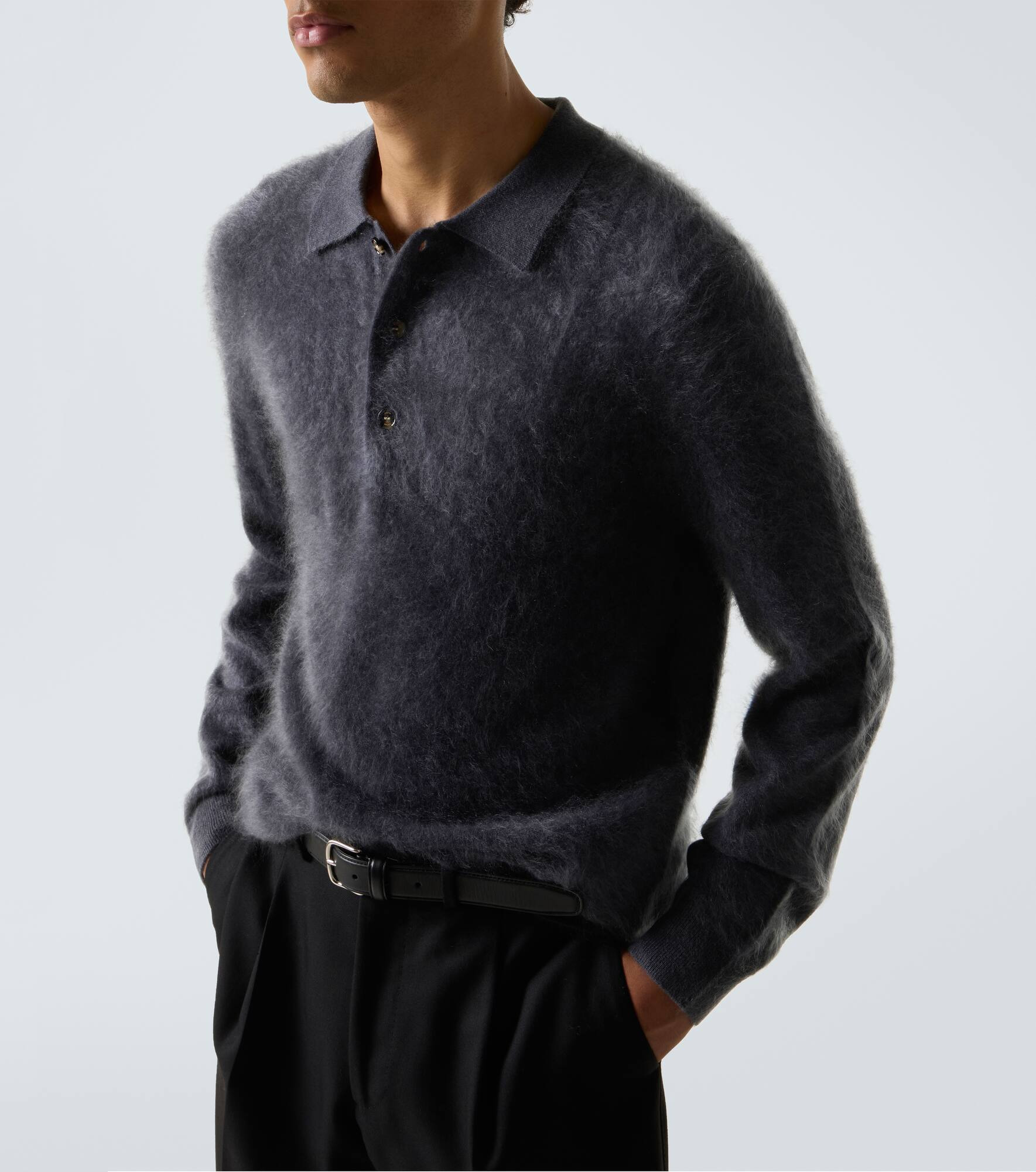 Mr Oliver cashmere polo sweater - 5