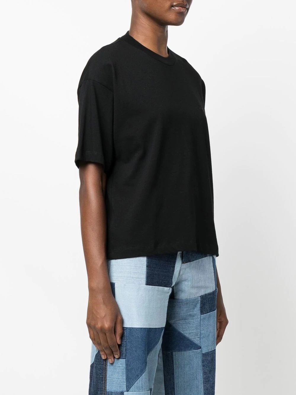 logo-embroidered oversize T-shirt - 3
