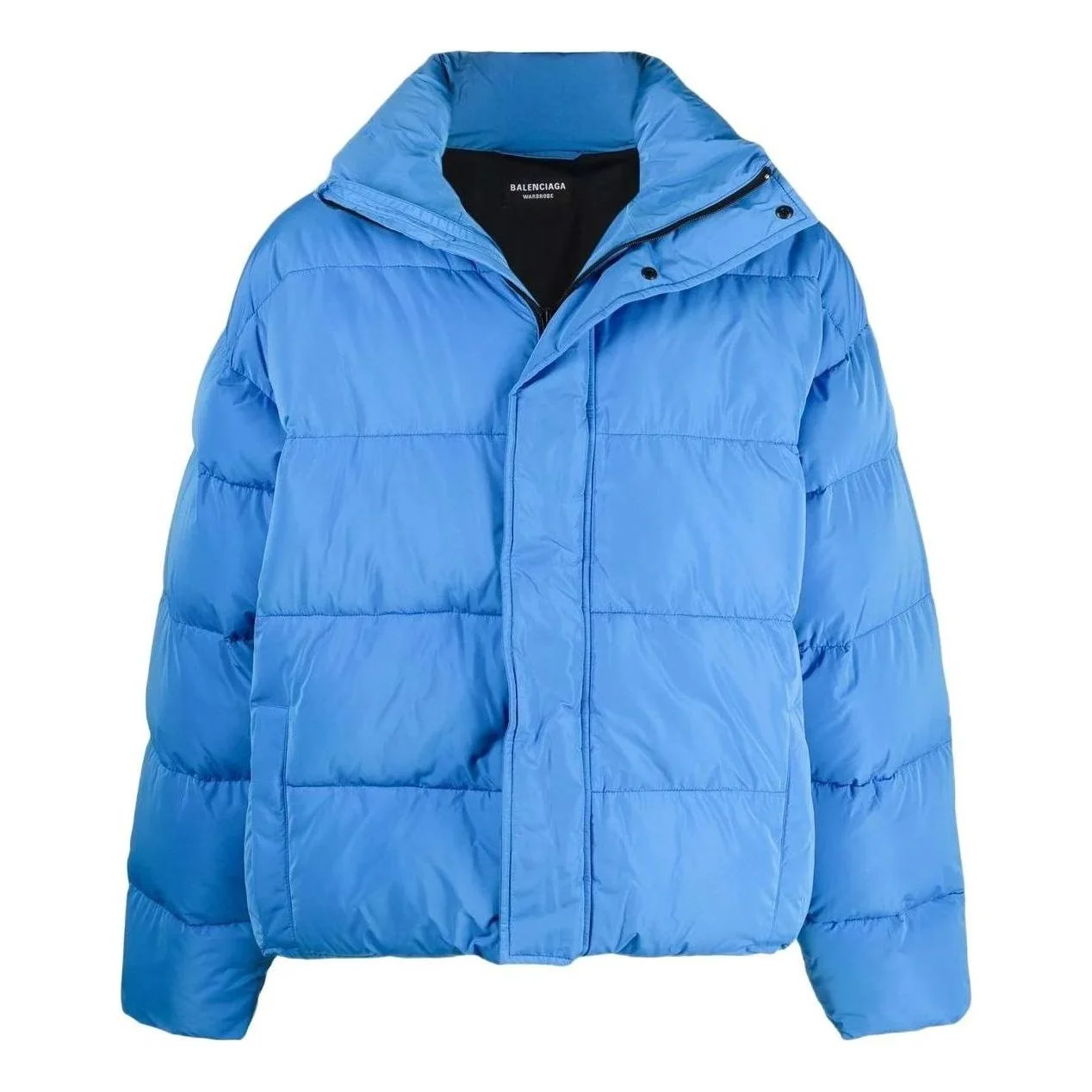 Balenciaga BB Logo Puffer Jacket 'Indigo' 642228TFO044011 - 1