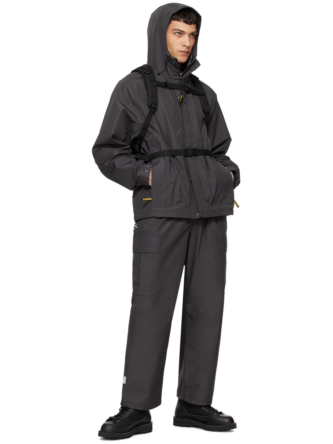 Black Active Tour Cargo Pants - 4