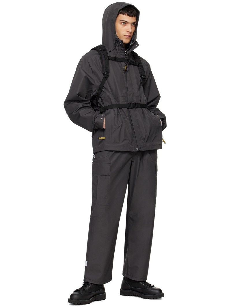 thisisneverthat® Black Active Tour Cargo Pants outlook