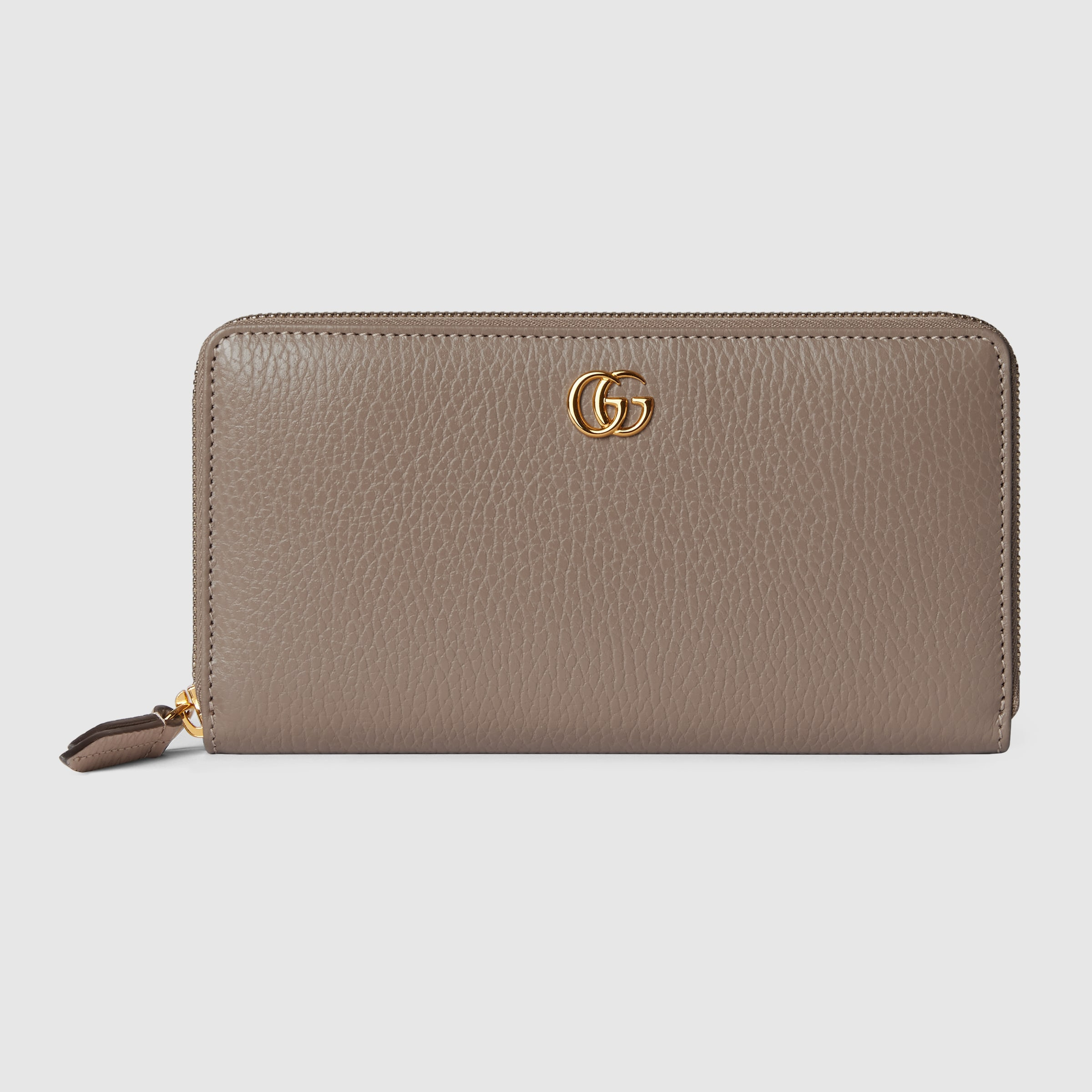 GG Marmont pink interior zip around wallet - 1