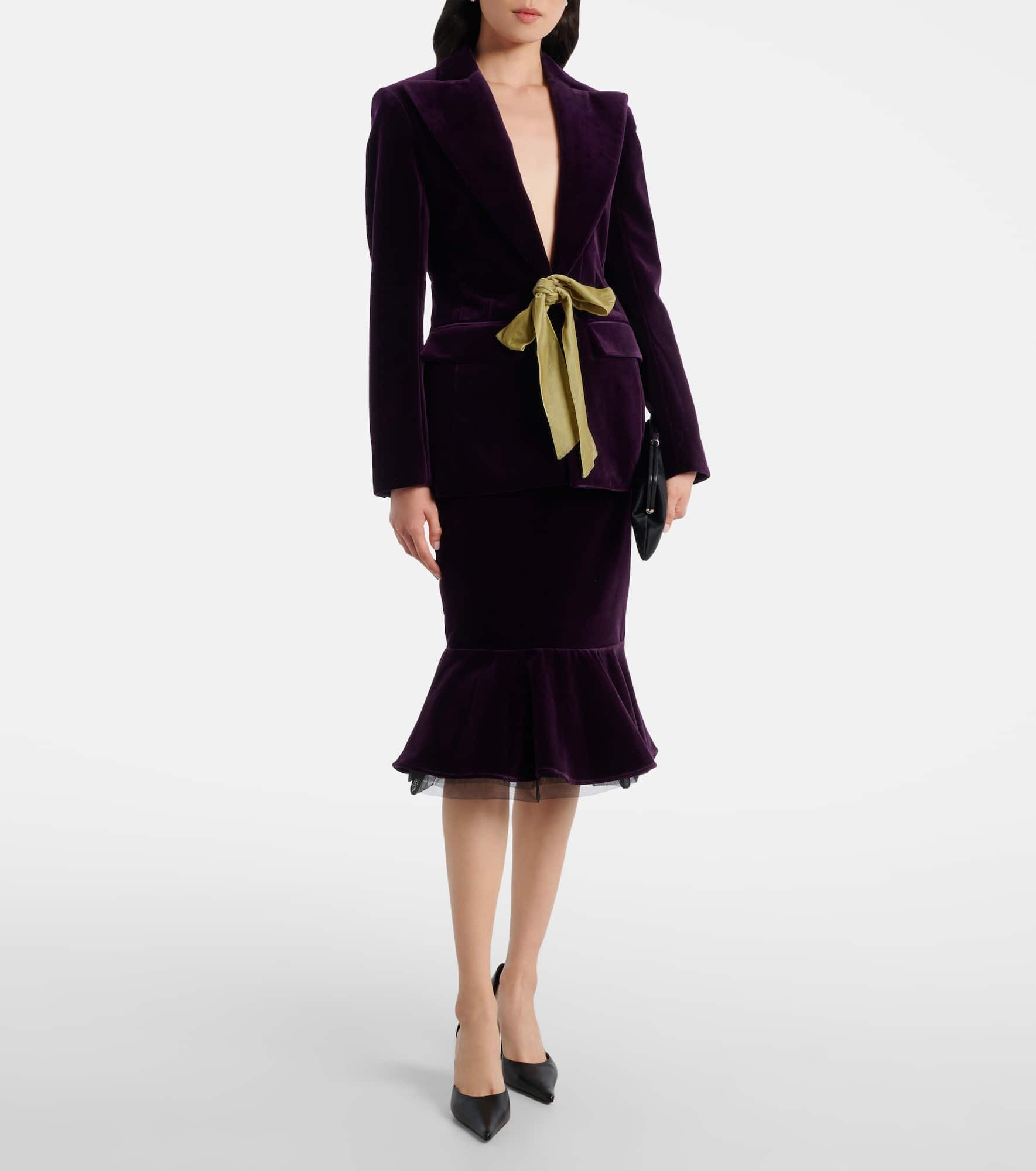 Cotton velvet blazer - 2