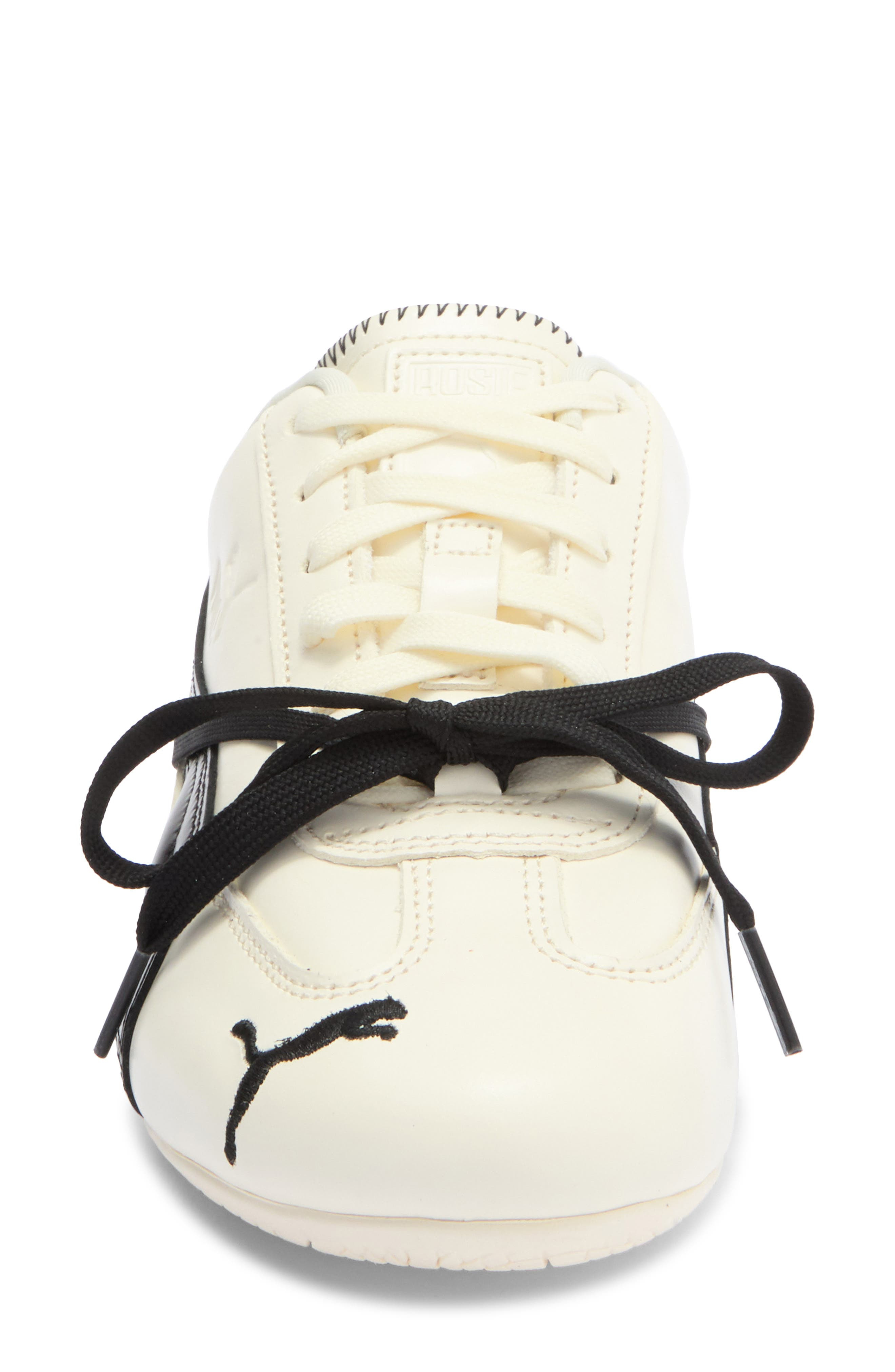 PUMA x Rosé Speedcat Premium Sneaker in Warm White/Puma Black at Nordstrom - 4