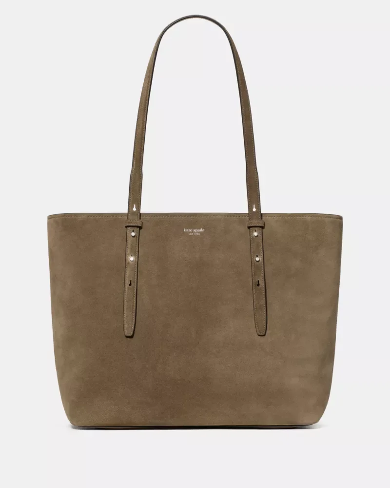 Do It All Suede Zip Tote Bag - 1