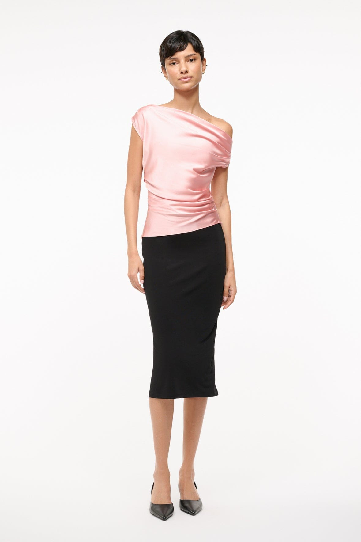 STAUD PHARE SILK TOP ROSE - 5