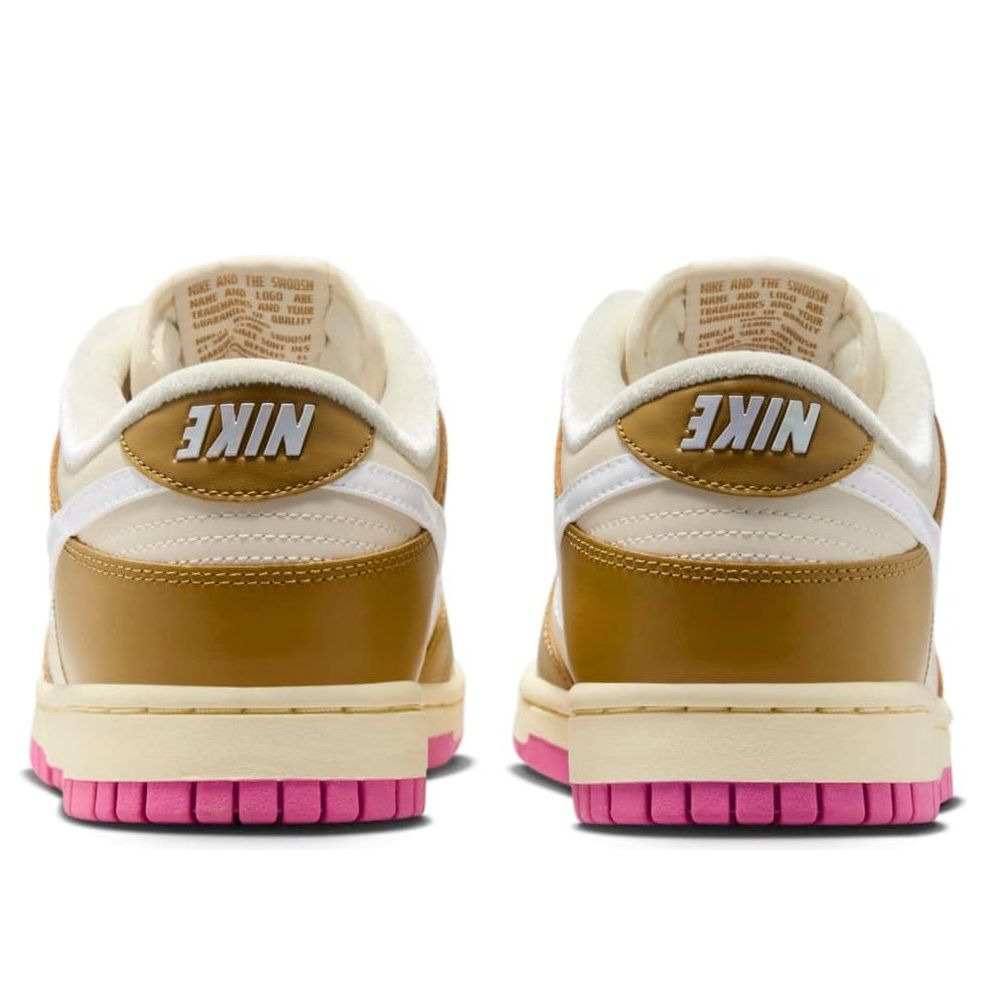 (WMNS) Nike Dunk Low 'Just Do It - Bronzine Pink' FD8683-700 - 5