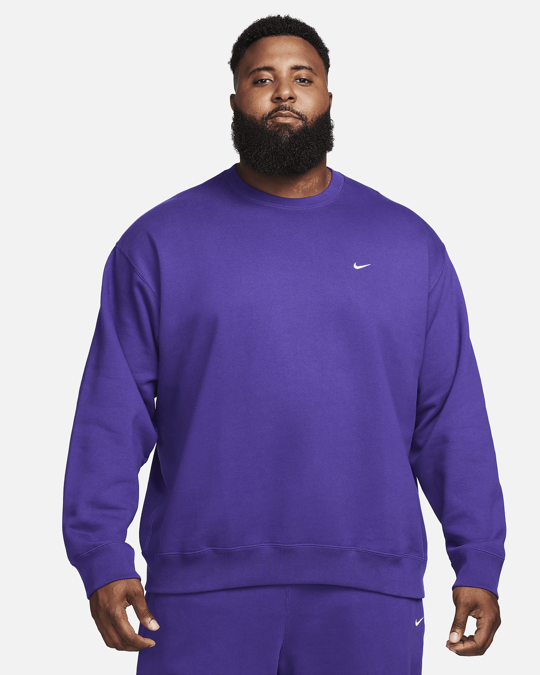 Nike Solo Swoosh Men's Fleece Crew - 6