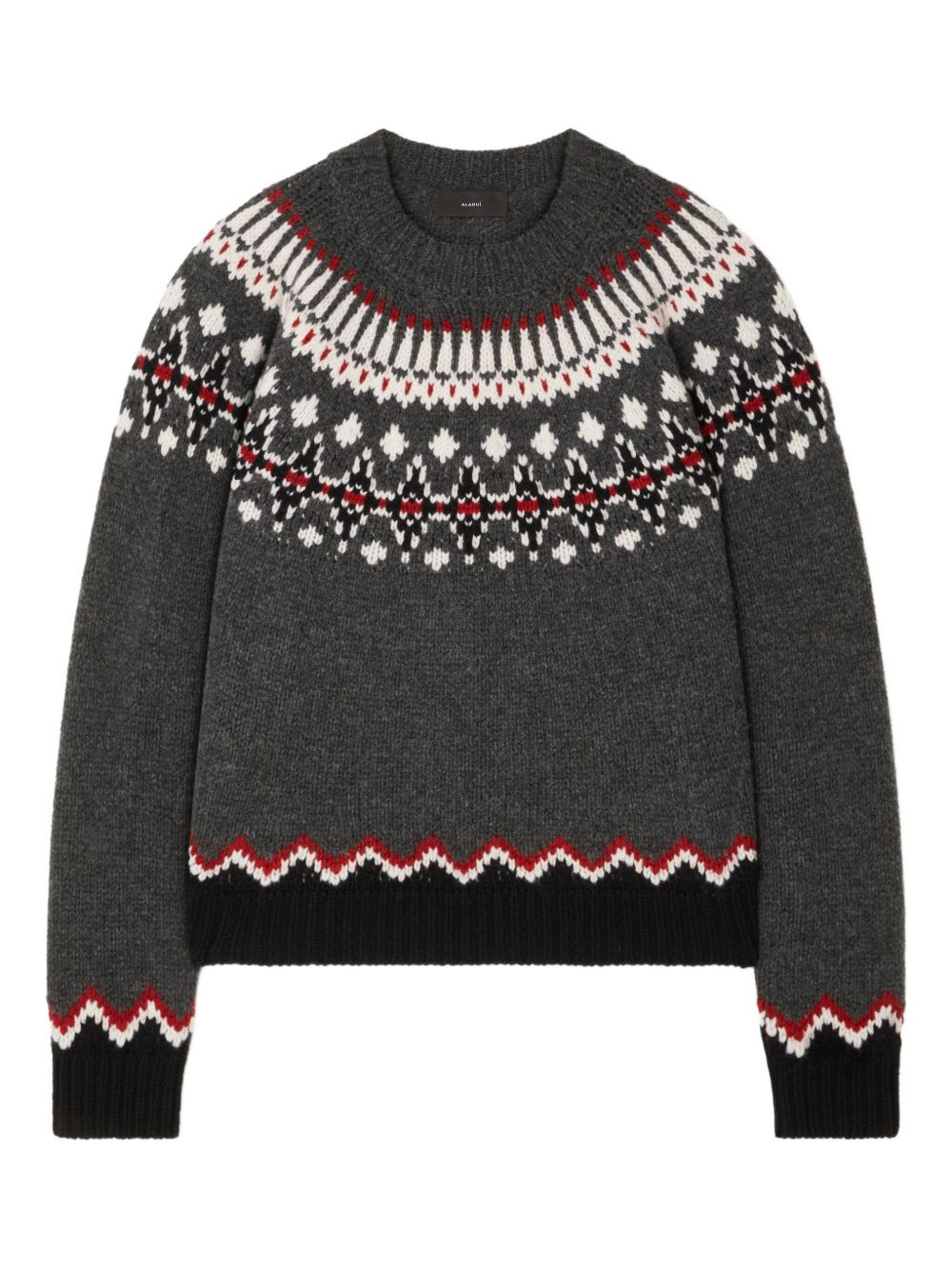 fairisle-pattern sweater - 1