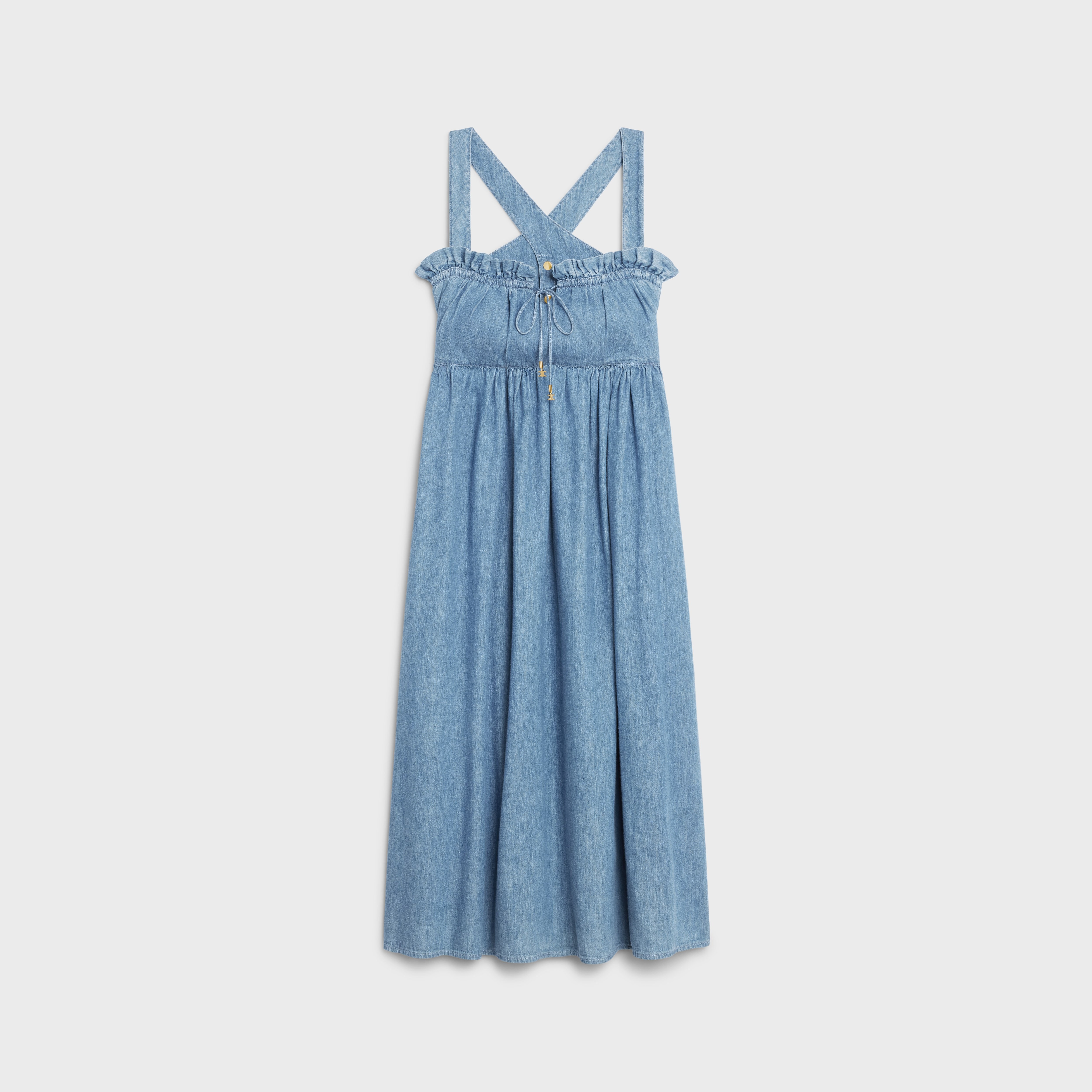 SUNDRESS IN OCEAN WASH DENIM - 1