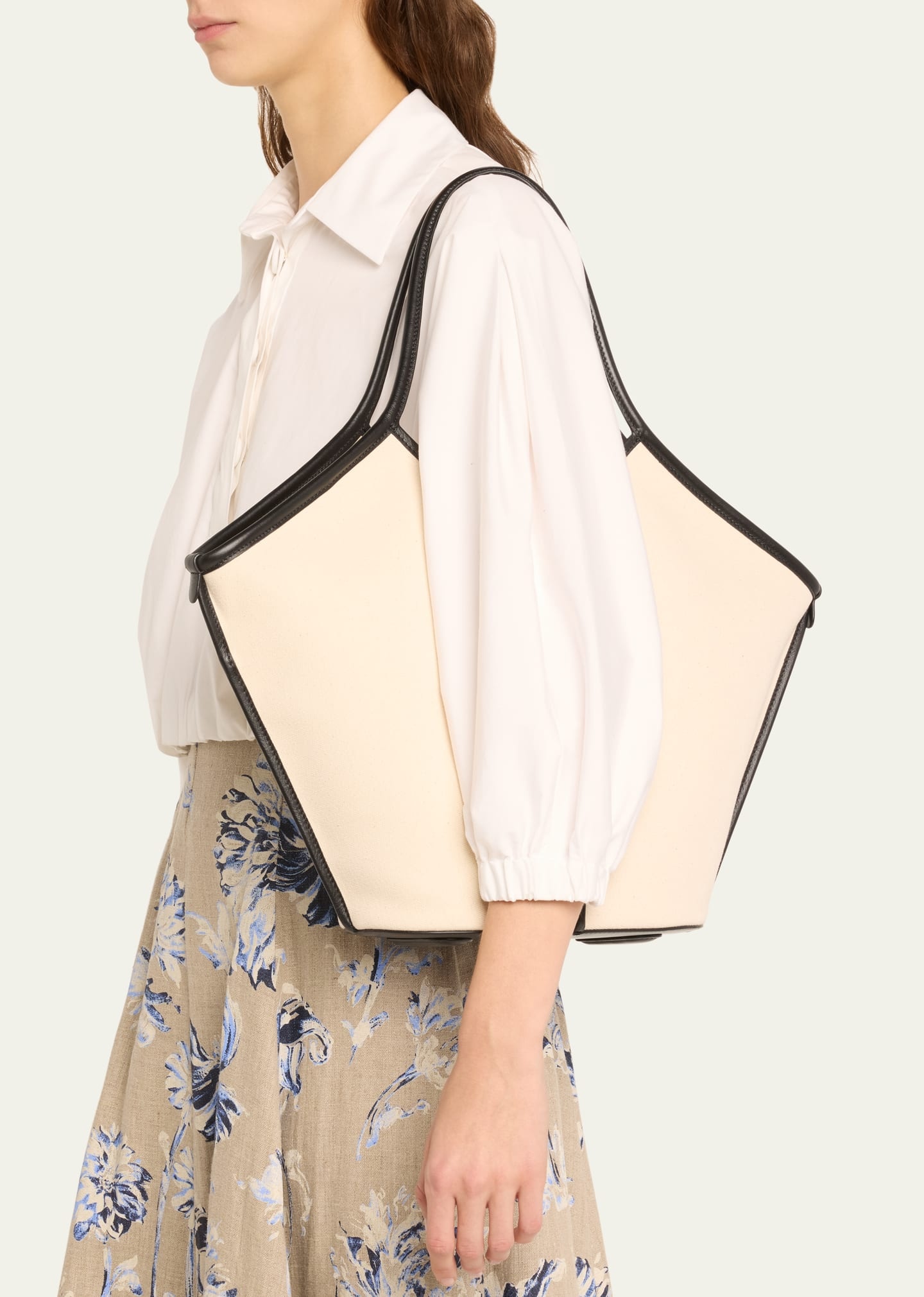 Calella Bicolor Organic Cotton Tote Bag - 2