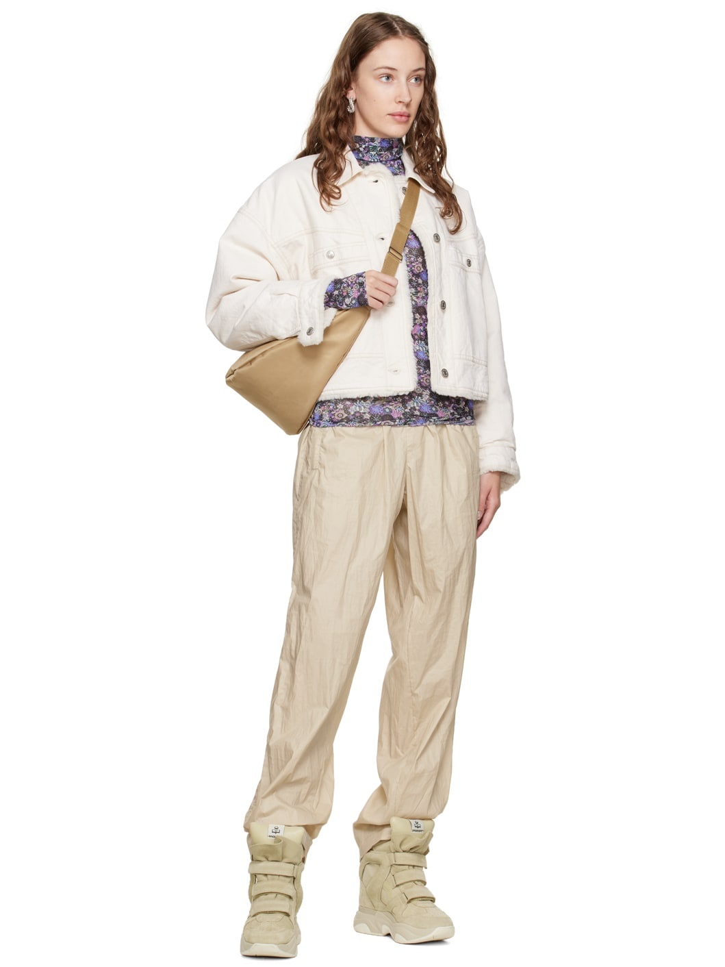 Beige Kylie Lounge Pants - 4