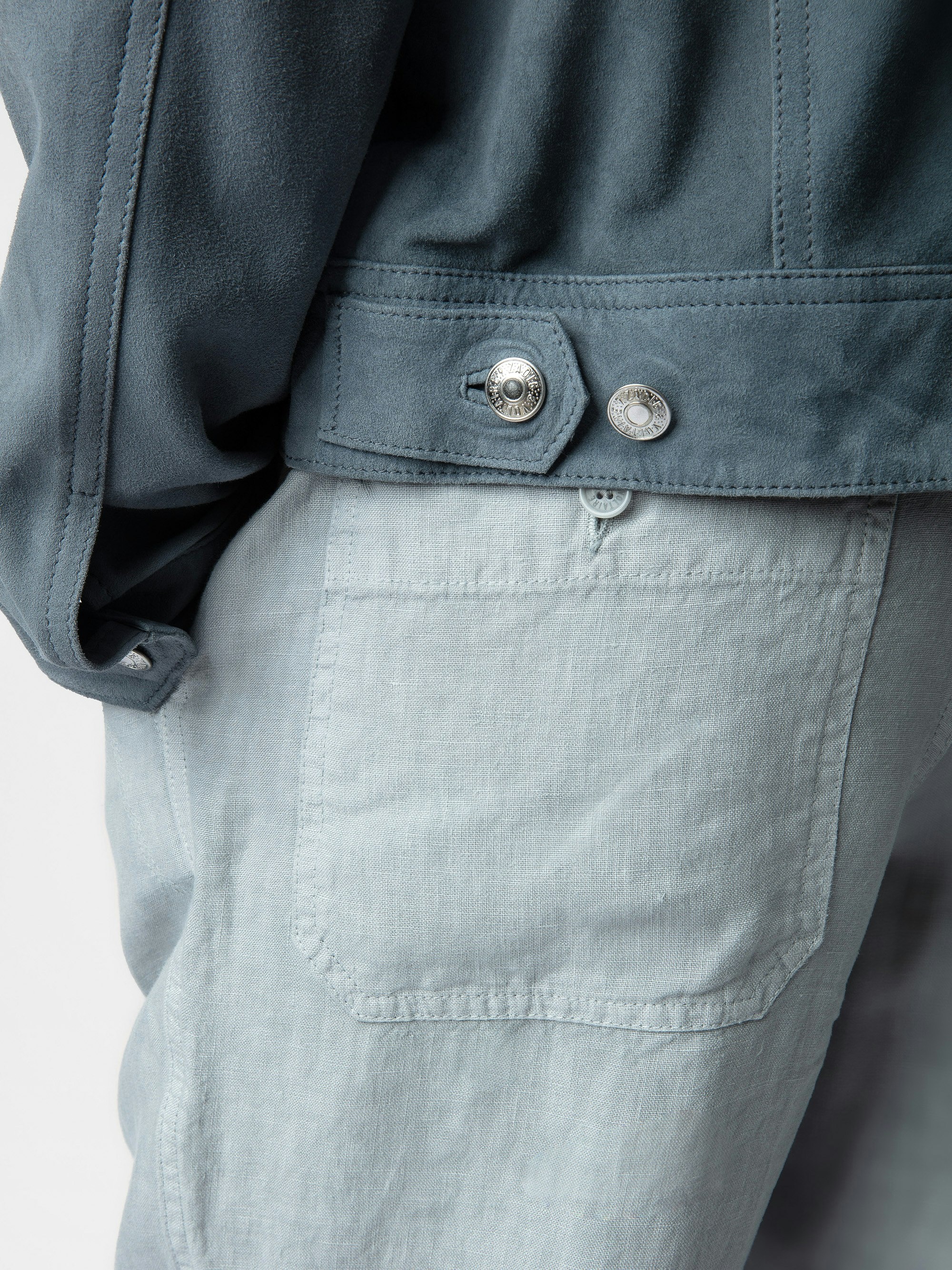 Pixel Linen Pants - 4