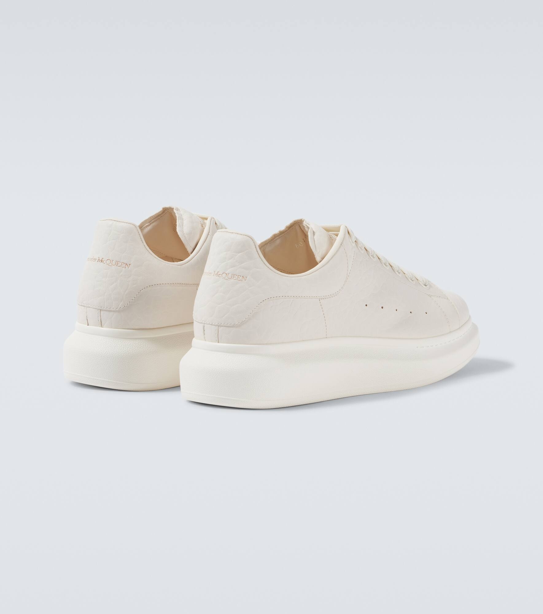 Oversized leather sneakers - 6
