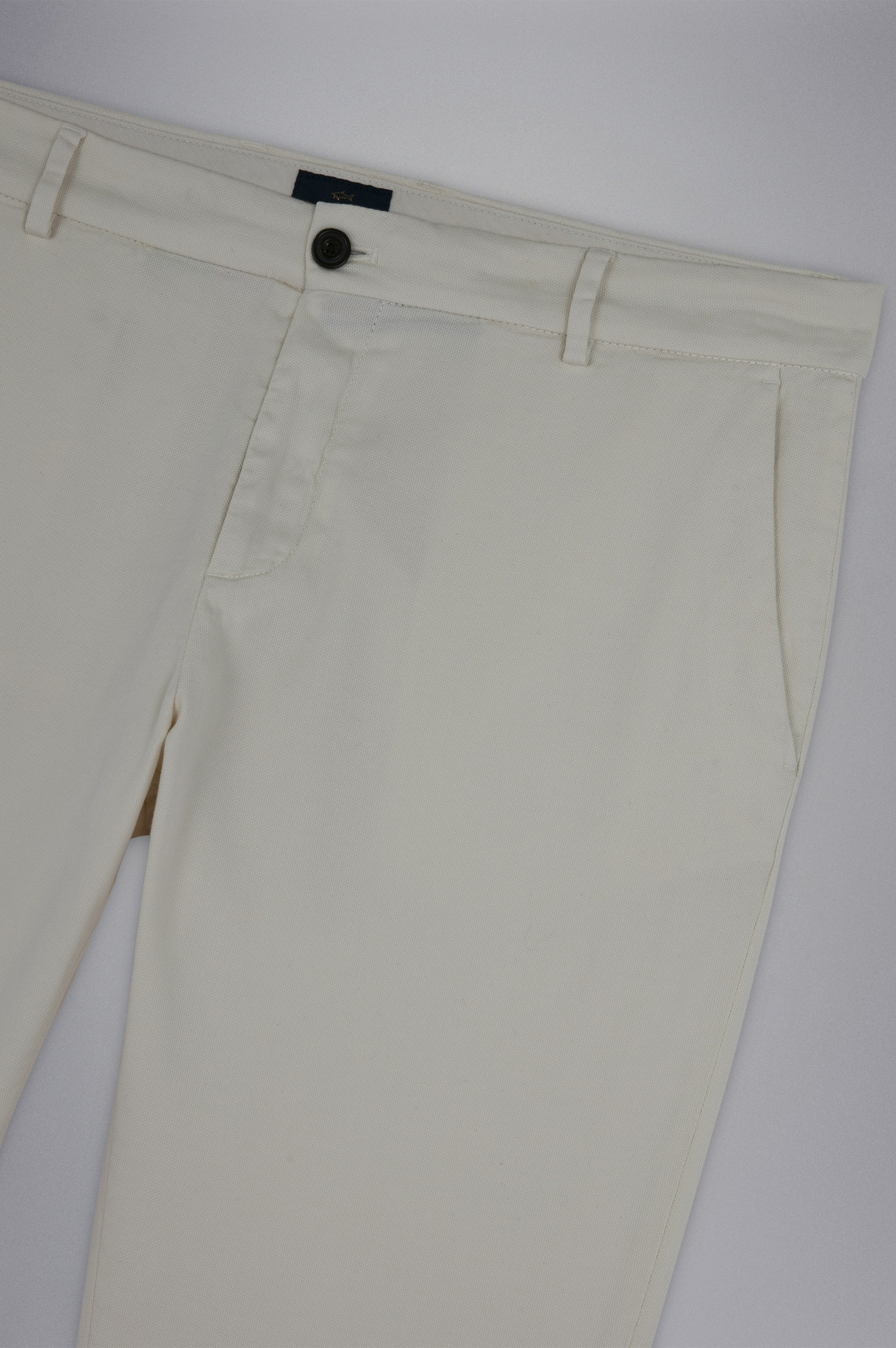 COTTON STRETCH CHINO TROUSERS - 5