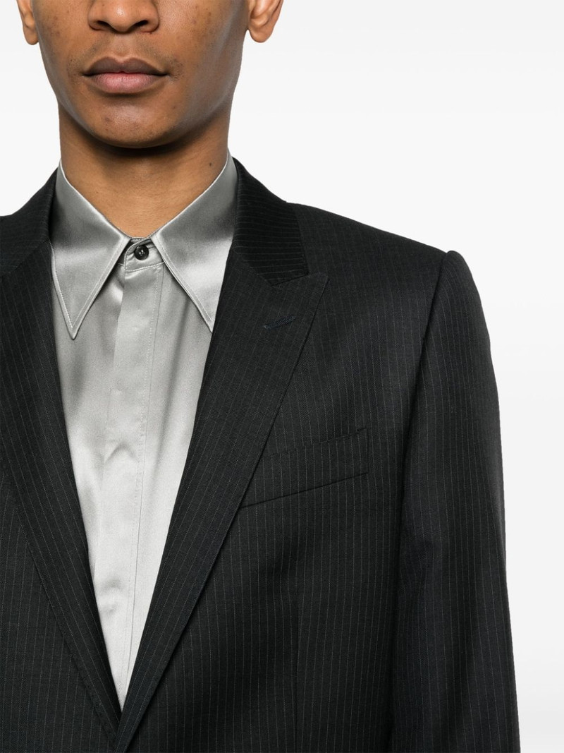 pinstriped virgin-wool blazer 5