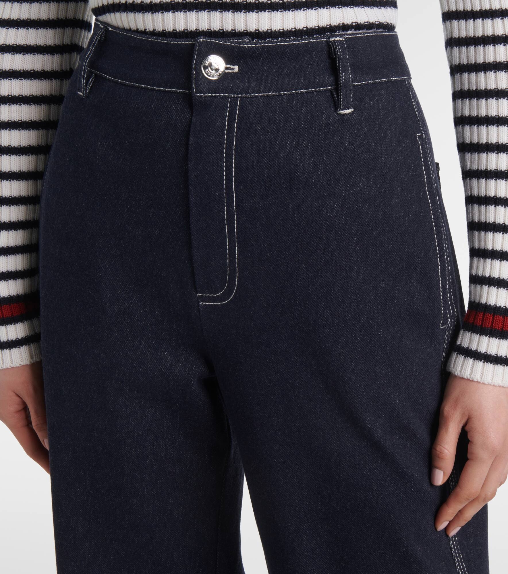 Zibello high-rise straight jeans - 4