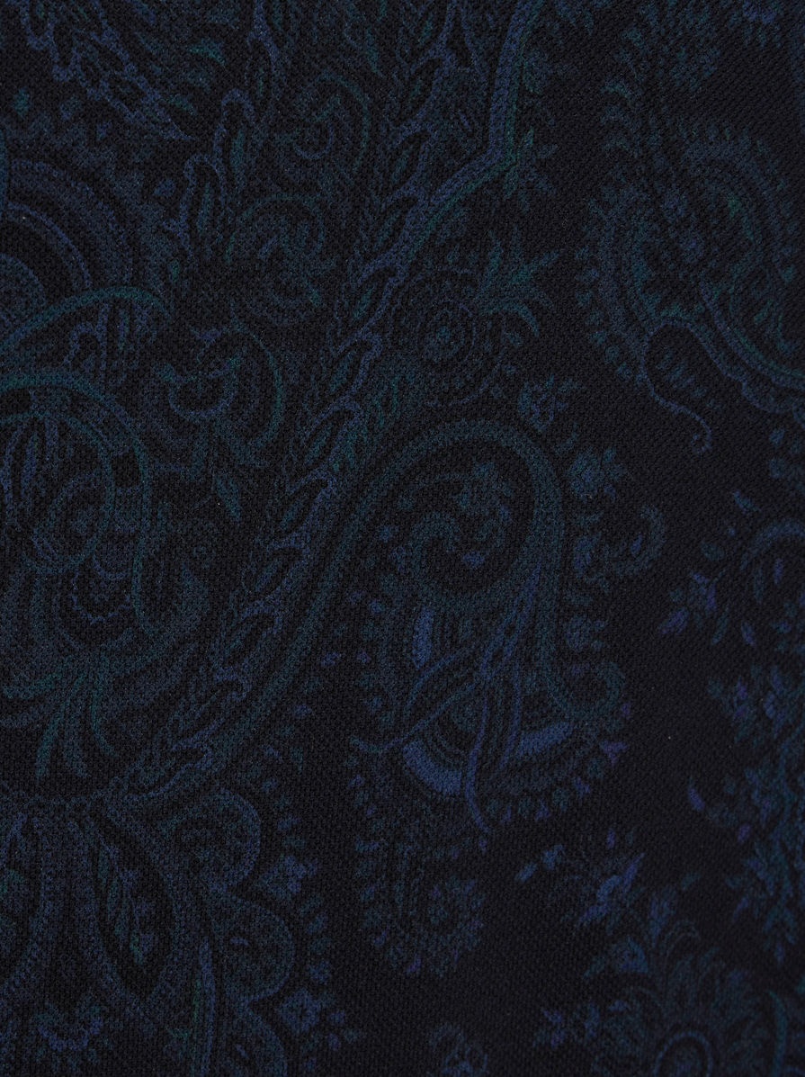 PAISLEY COTTON POLO SHIRT - 6
