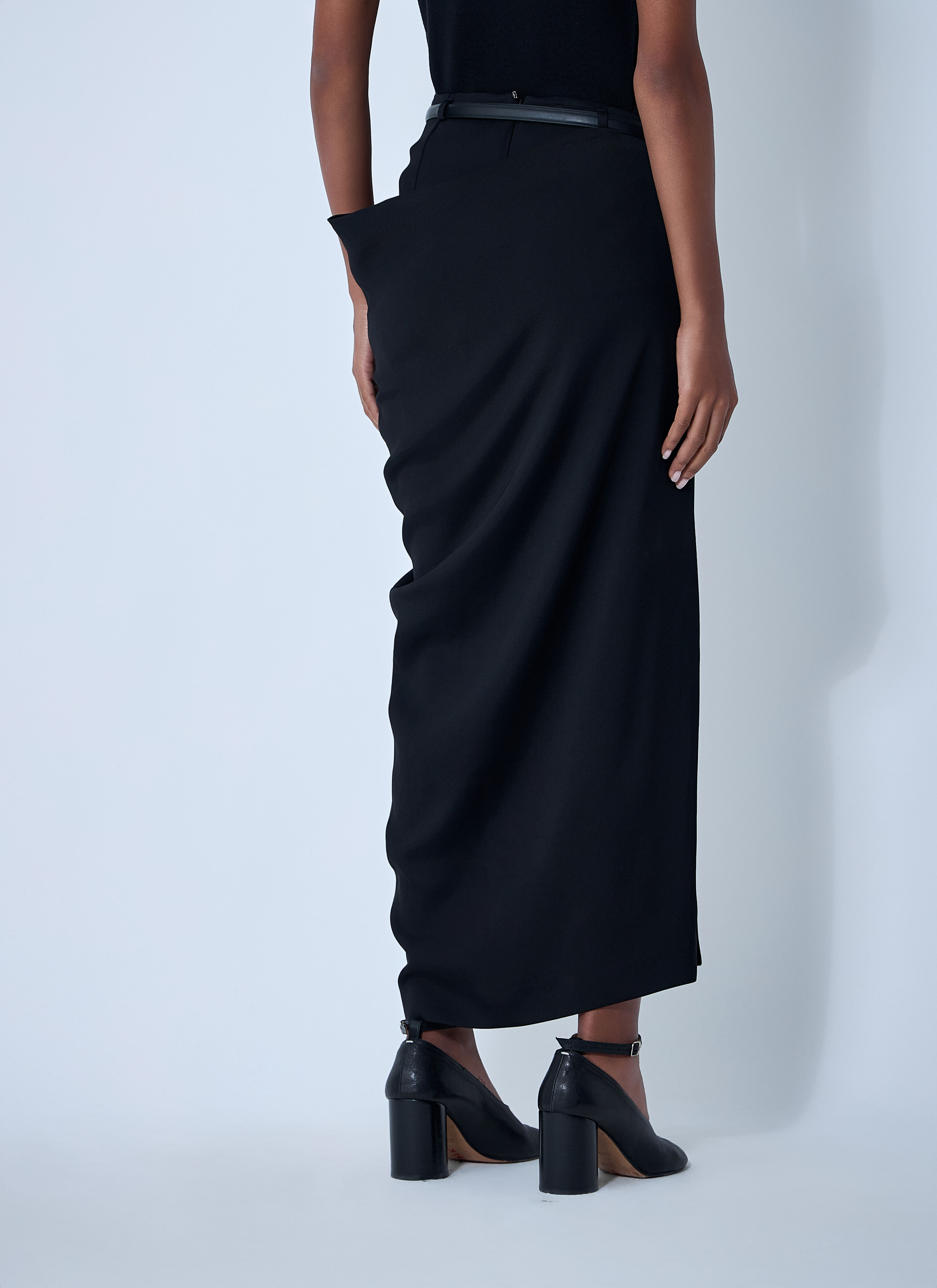 Draping Asymmetric Skirt - 4