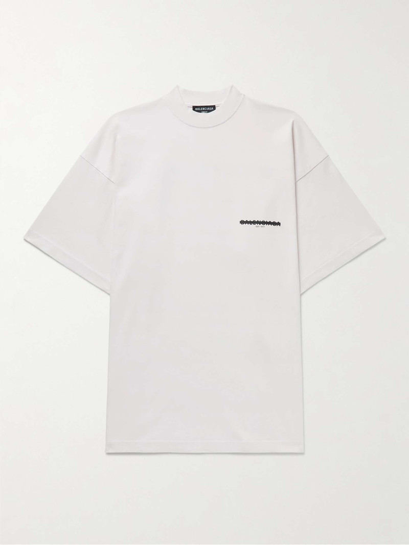 Oversized Logo-Print Cotton-Jersey T-Shirt - 1