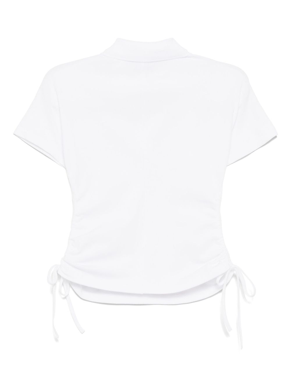adjustable piqué polo top - 2