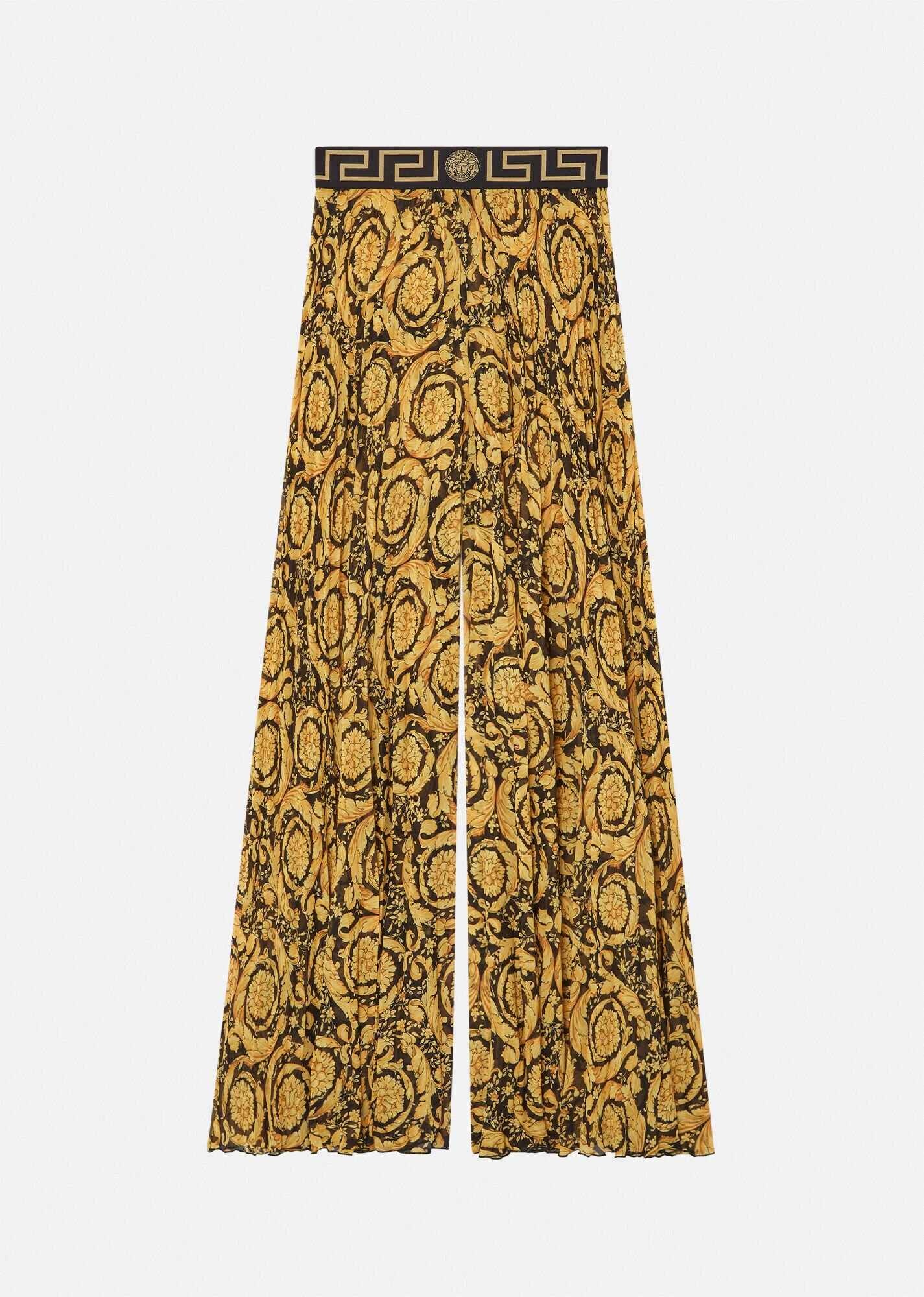 Barocco Pleated Pareo Pants - 1